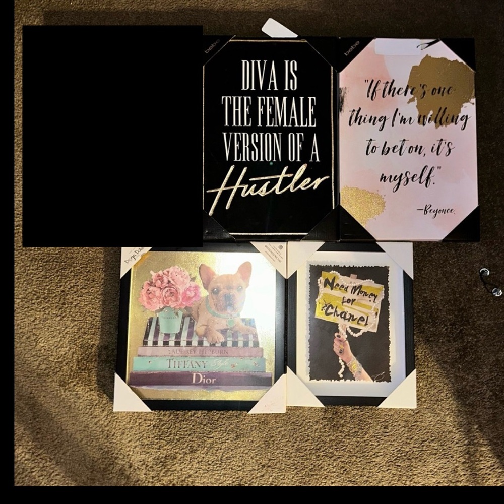 4 Piece Chic Wall Art